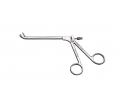 With a suction tube sinus forceps