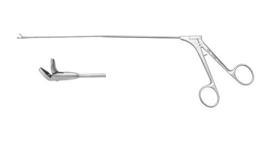 H264-2 laryngeal forceps (curved triangle)