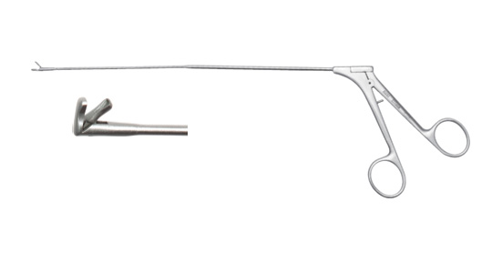 H276 laryngeal forceps (bent inverted triangle)