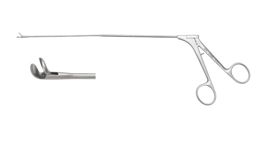 H278 laryngeal forceps (bend waist shape right opening)